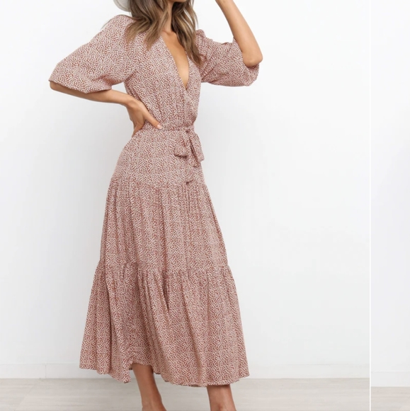 Petal & Pup Hadyn Dress in Rust - Picture 2 of 11